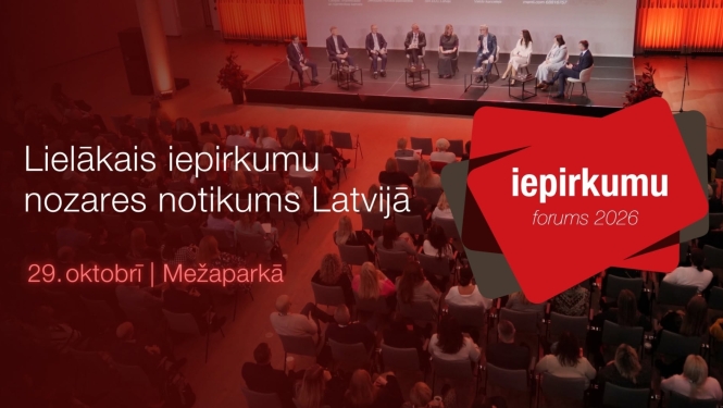 Teksts, logo, zāle, cilvēki, skatuve, runātāji