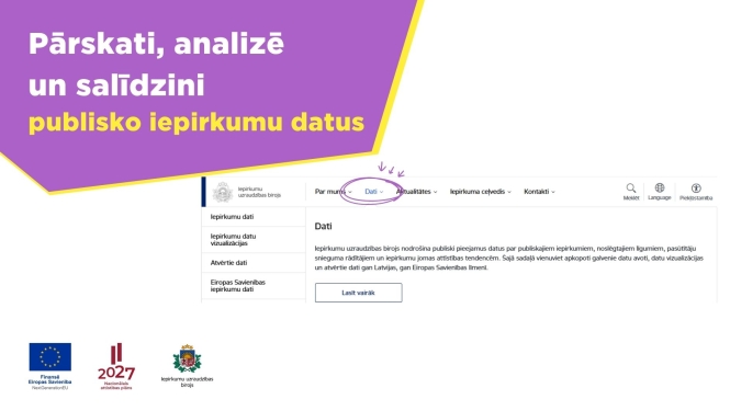Teksts, attēls ar IUB tīmekļvietnes skatu, logo ansamblis