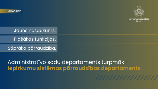 IUB logo, teksts, zili dzeltens fons, līnijas, svītras