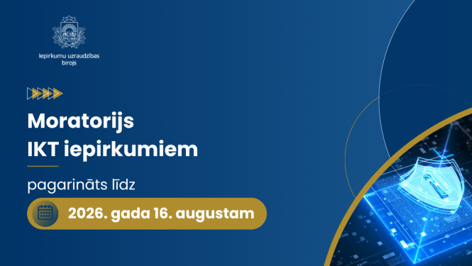 Teksts, IUB logo, zils fons, teksts, attēls ar slēdzenes skatu
