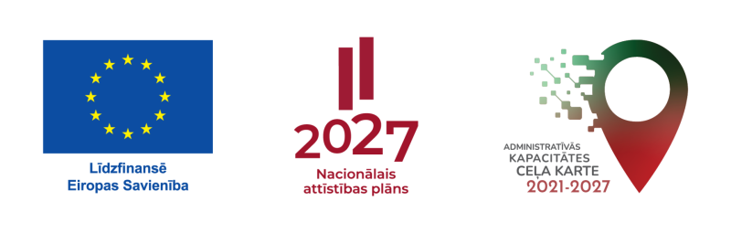 Logo ansamblis - ES fondu, NAP 2027 un Administratīvā ceļa karte