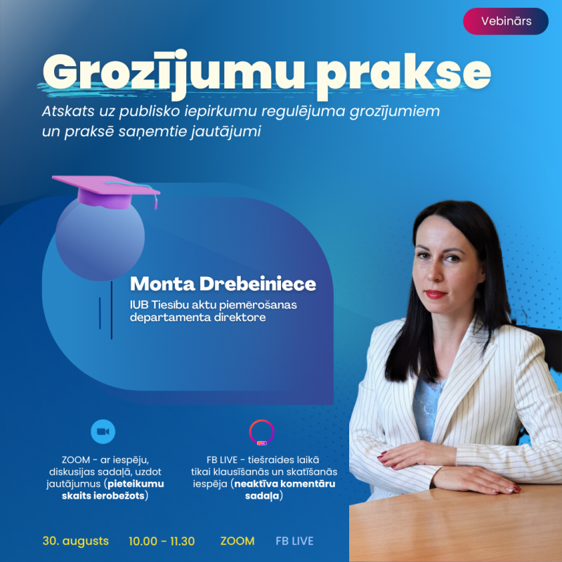 Vizuālais noformējums ar tekstu un sievietes attēlu