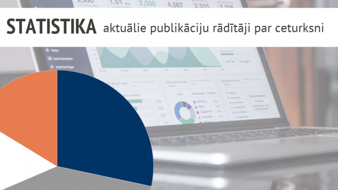 Statistikas grafiks elements un dators ar ilustratīviem grafikas zīmējumiem