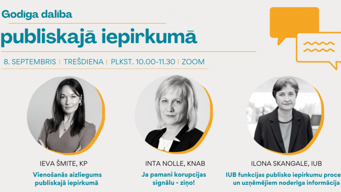 Vebinārs jaunajiem uzņēmējiem – “Godīga dalība publiskajos iepirkumos”