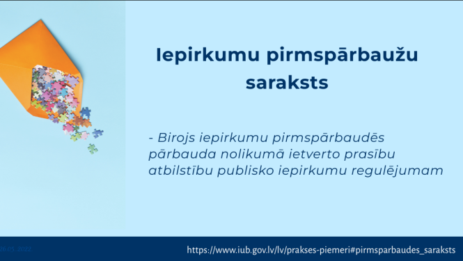 teksts par pirmspārbaužu sarakstu