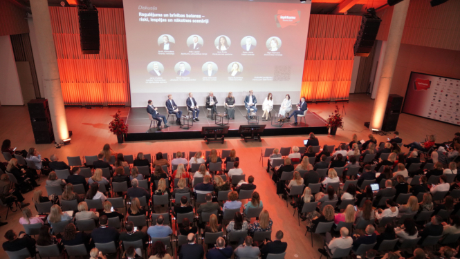 Iepirkumu foruma 2025 paneļdiskusija “Regulējuma un brīvības balanss – riski, iespējas un nākotnes”. 