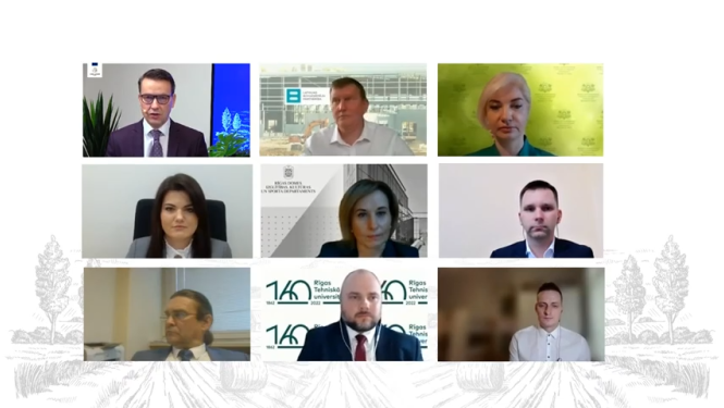 Ekrānšāviņš no konferences