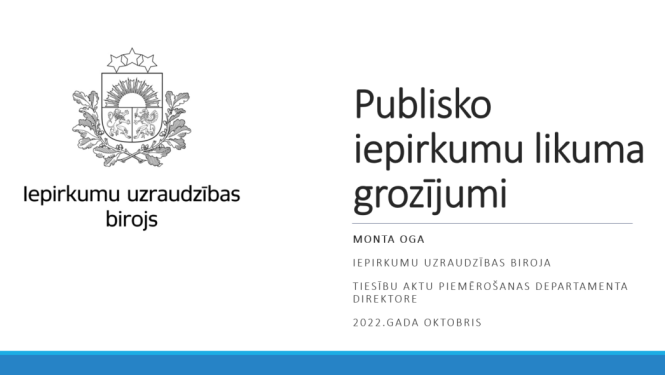 Prezentācijas pirmais slaids 