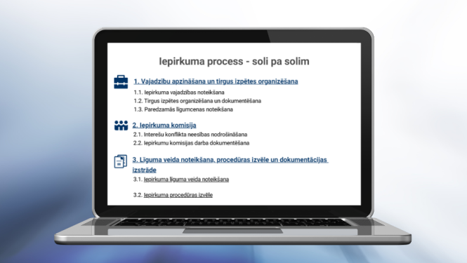 Jauns vizuāls izskats iepirkuma ceļvedim