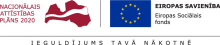 Baneris Eiropas Sociālās fonda ietvaros realizētam projektam